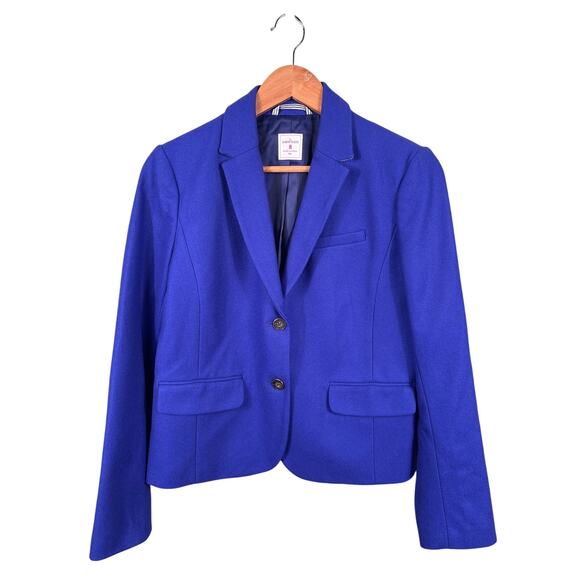 GAP The Academy Blazer Women's Size 8 Purple Paradise Wool Blend Lined Jacket - Picture 1 of 13